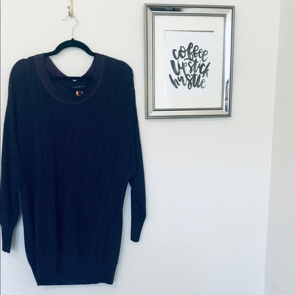 Comfy Purple Sweater Tunic / Dress